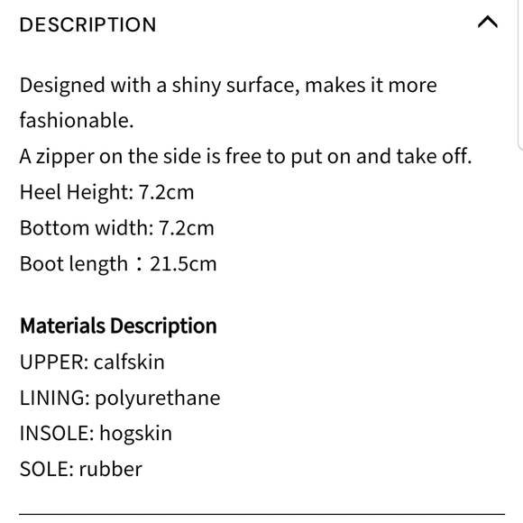 NEW Patent Leather Shiny Boots (Black) - Slowline - Picture 7 of 11